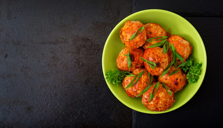 Receita de almôndegas de frango