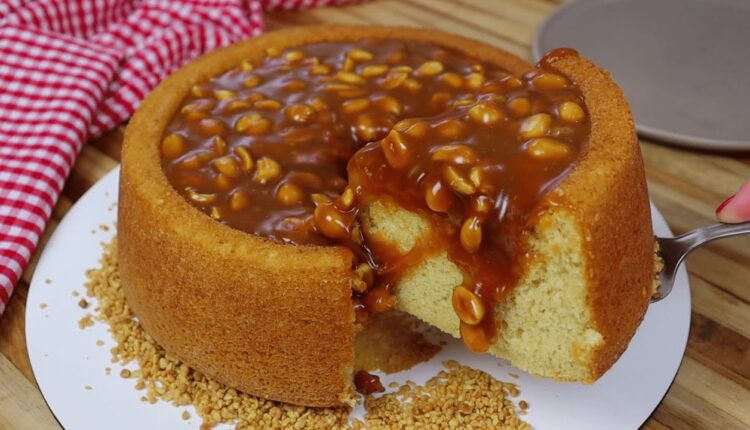 Receita de bolo pé de moça