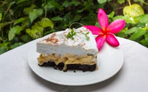 Banoffee de banana com massa negresco, receita irresístivel