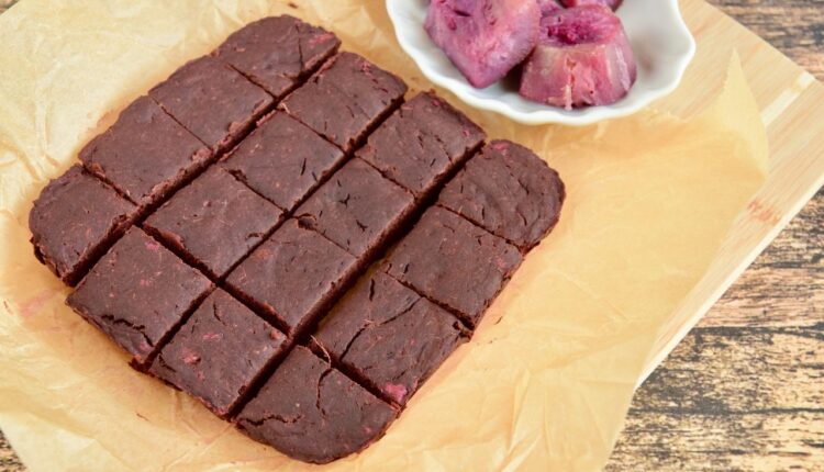 brownie de batata-doce vegano