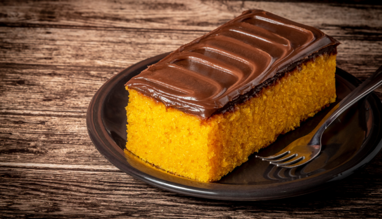 bolo de cenoura na Air Fryer