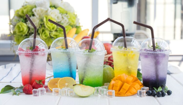 soda italiana com xarope de morango caseiro