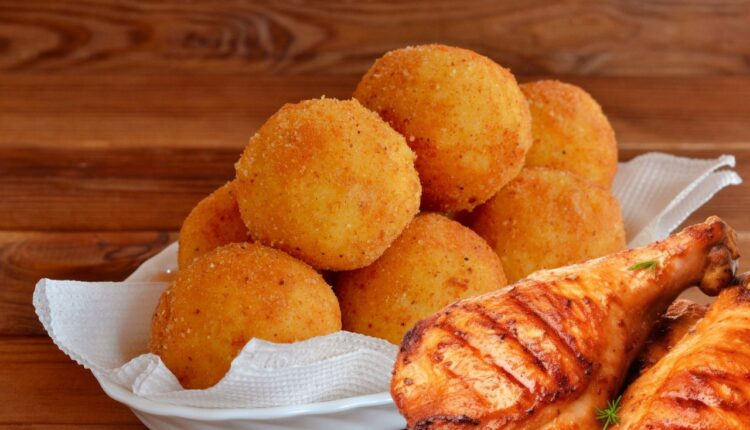 bolinhas de frango assado