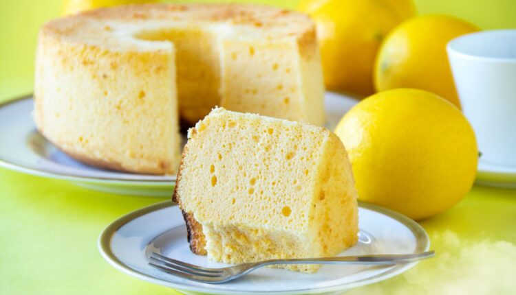 bolo nuvem de limão