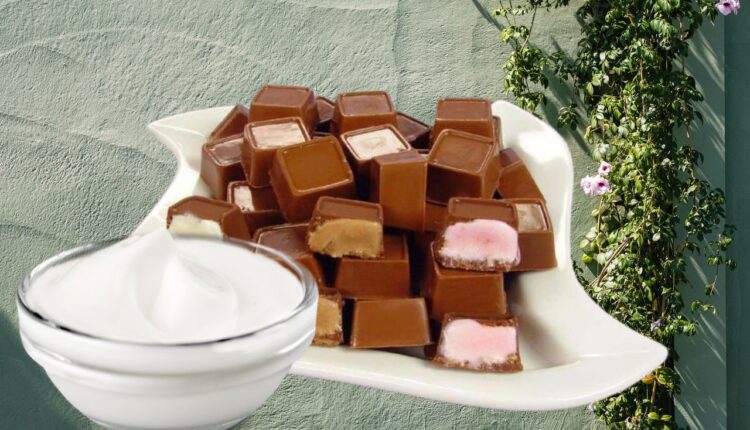 bombom de sorvete de iogurte