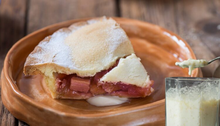 torta de morango com nata