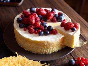 Bolo de queijo perfeito para comer tomando um cafezinho