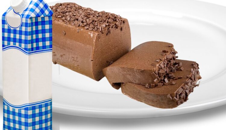 pudim de chocolate cremoso