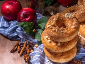 Rosquinhas de maça com canela e aveia: uma delícia saudável e fácil de preparar