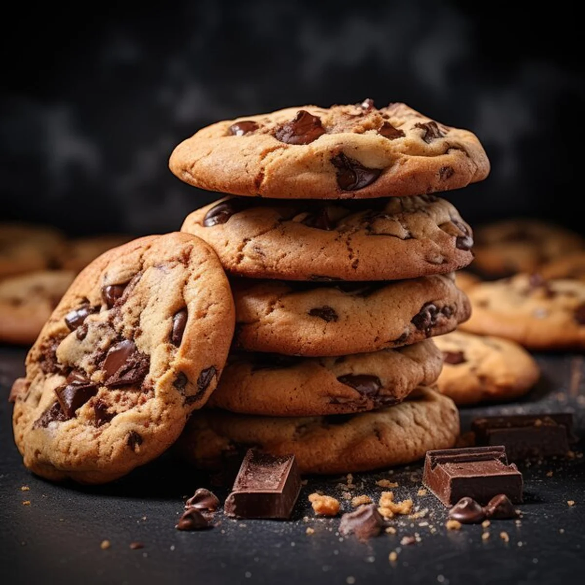 Cookies de Chocolate com Gotas de Chocolate – Uma delícia para o Dia Mundial do Chocolate Cookies de chocolate com gotas de chocolate